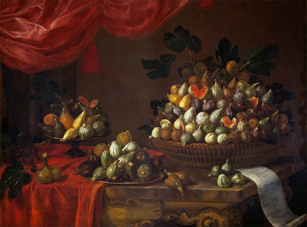 Fichi, Bartolomeo Bimbi, 1696 -  La buona tavola